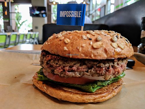 Impossible burger, vegan style at Hopdoddy Burger Bar in Tustin