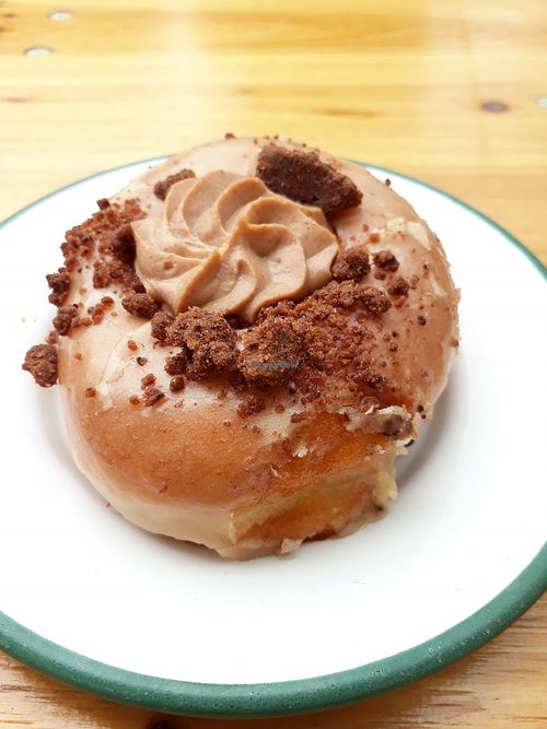 Coffee cheesecake donut (weekend special!) at Brammibal's Donuts - Prenzlauer Berg in Berlin
