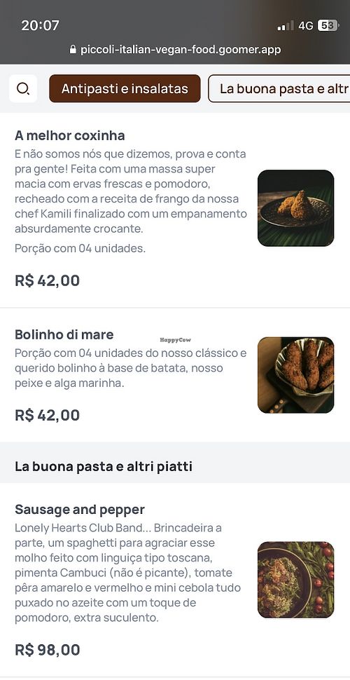   at Piccoli Cucina in Sao Paulo