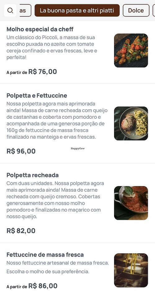   at Piccoli Cucina in Sao Paulo