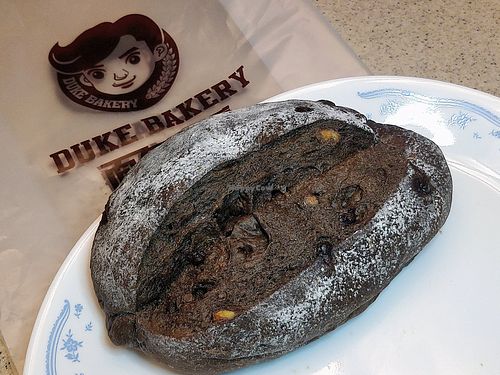 Chocolate and blue Mountain coffee at Duke Bakery - White Sands in East Singapore