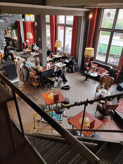 Interior at Galerie Cafe Leidse Lente in Leiden
