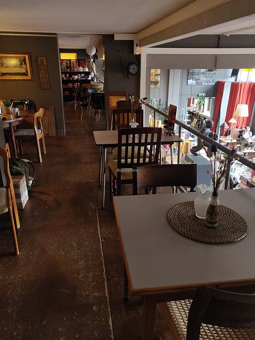 Interior upstairs at Galerie Cafe Leidse Lente in Leiden