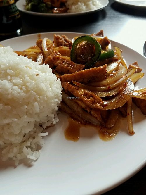 Hot pepper tofu  at Z's Asian Bistro in Columbus