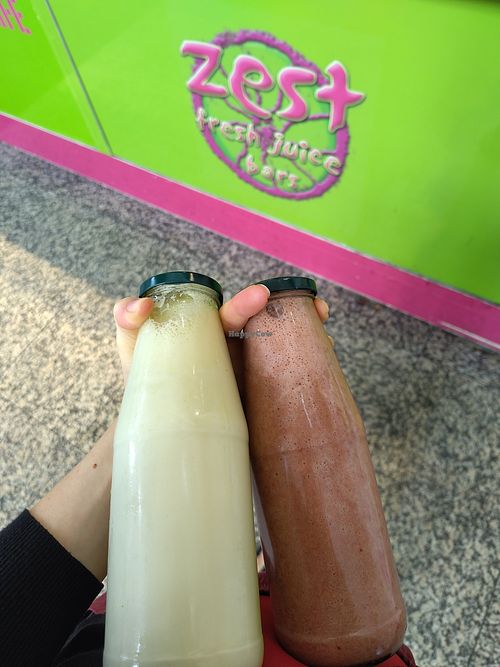 Berrylicious and turbo charge juice at Zest in Ghent