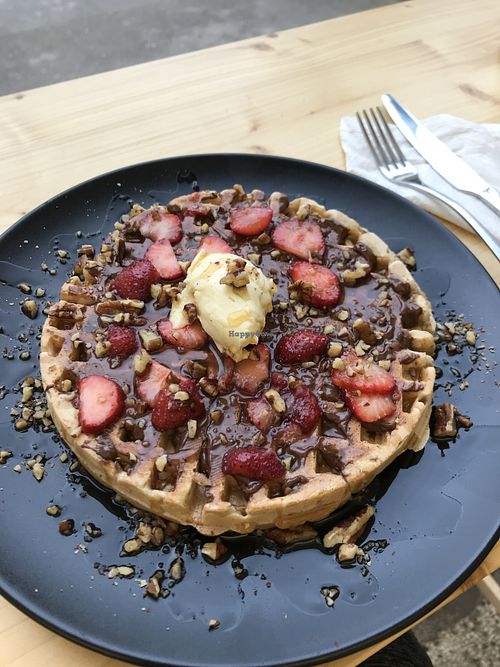 Waffle  at Ovegano in Brno