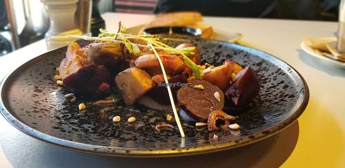 Fermented mushrooms at Pierre's in Launceston