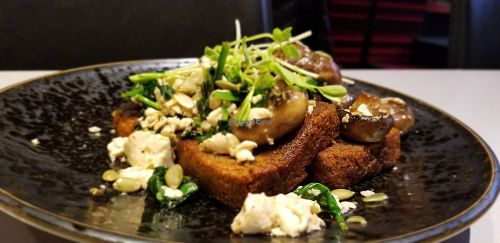 Scrambled tofu at Pierre's in Launceston