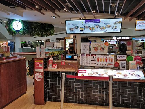 Stall front at Nine Fresh - White Sands in East Singapore