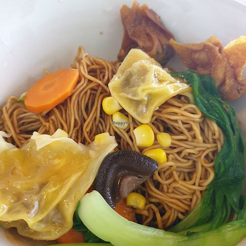 Wantan mee at Vegan Curry Rice in West Singapore