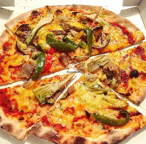 Vegan pizza  at Olive Garden in South West London