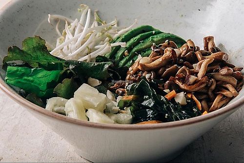 Vegan bowl at L'a Pacific Food in Brasilia