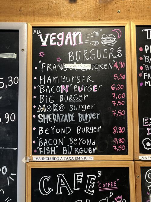 Burgers  at Moko Veggie Cafe - Anjos in Lisbon