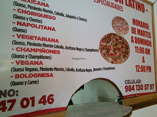 menu, hours at Sabor Latino in Playa Del Carmen