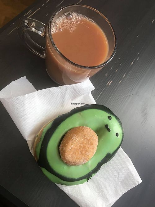 (Tea wasn’t include) but tasted amazing  at Doughnotts in Leicester