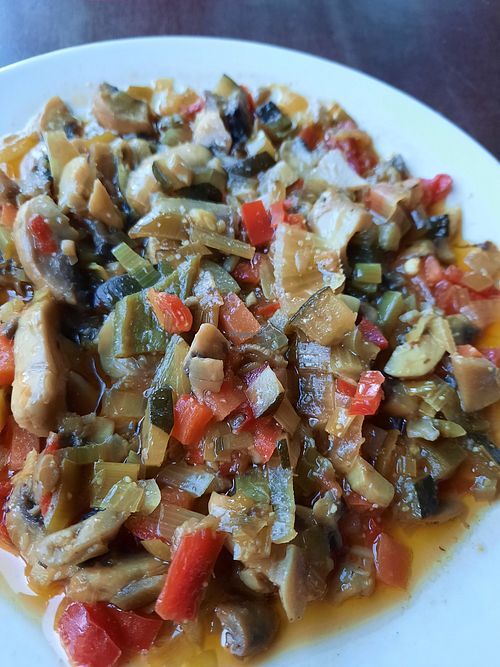 Some kind of pisto I think at Jazzy Bar in Fuengirola