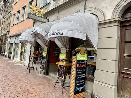 outside at Organic Bakery Postler in Bamberg