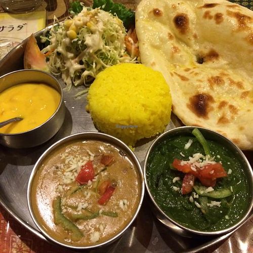 vegetarian taali at Roopali in Hiroshima