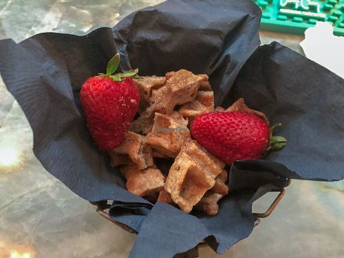 Churro waffle bites at Tocaya Modern Mexican in West Hollywood