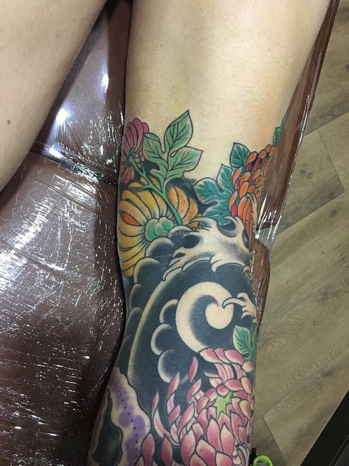 Japanese at The Lucky Sailor Tattoo in Lloret De Mar