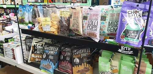 Honeycomb and other sweets at Sibling Vegan Grocer & Liquor in Altona