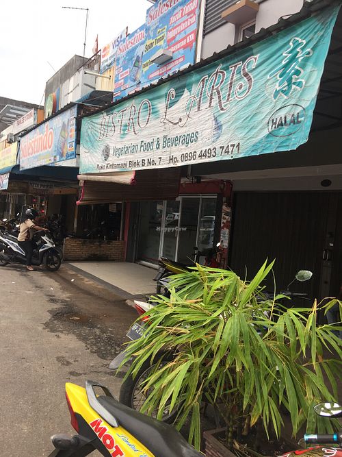 Outside  at Bistro Laris in Batam