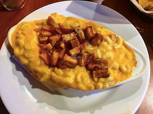 Vegan BBQ mac! at Sol Island Bar and Grill in Athens