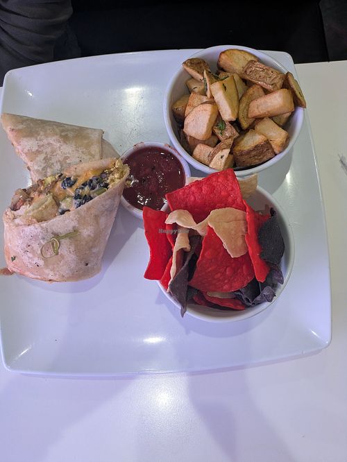 Breakfast burrito at The Modern Vegan in Las Vegas