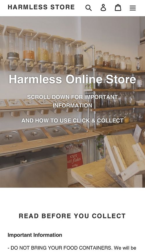 Covid-19 workaround at Harmless in North London