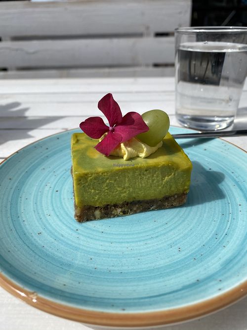 Mango cake vegan at Ginger - Radhusplatsen in Helsingborg