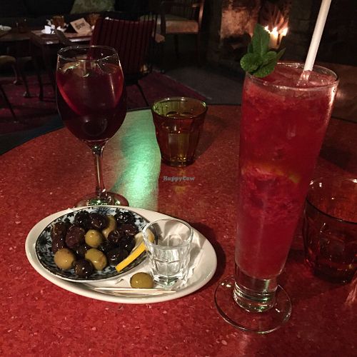 Good drinks and olives!  at Carmen Jones in Auckland