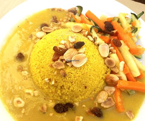 couscous as 3rd course of 11 euro menu del dia. at Canadu in Malaga