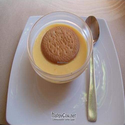 Vanilla pudding from Menu del Dia at Canadu in Malaga