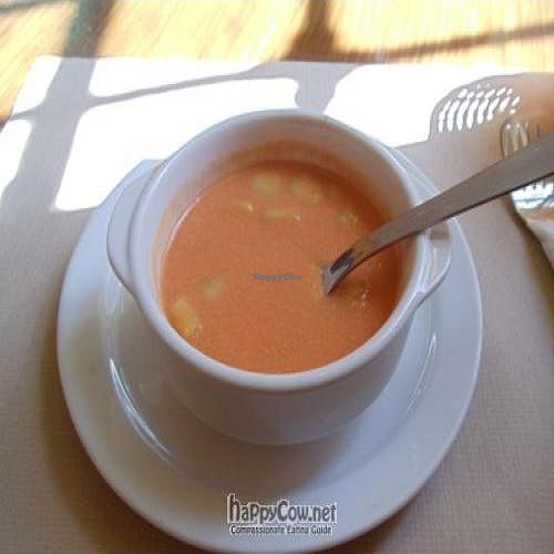 Gazpacho at Canadu in Malaga