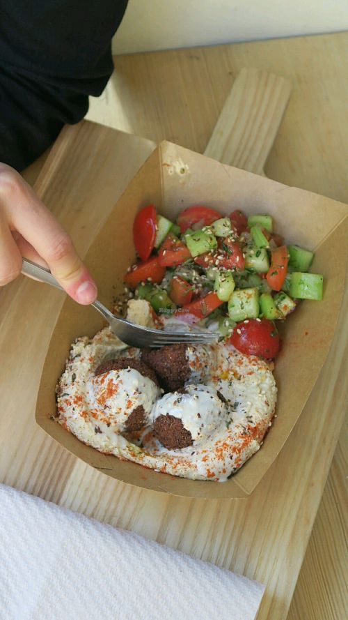 hummus at Brixton Balls in Prague