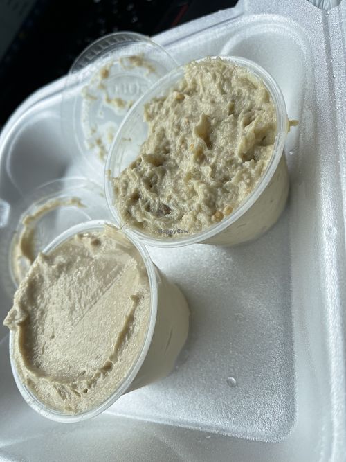 Small hummus and small baba ganoush   at Zait & Za'atar in St Paul