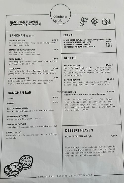   at Kimbap Spot in Bochum