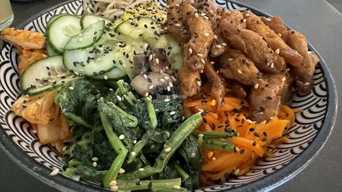 Teriyaki Soy Bibimpap  at Kimbap Spot in Bochum