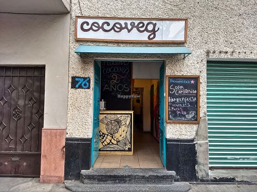 Cocoveg storefront at Cocoveg in Mexico City