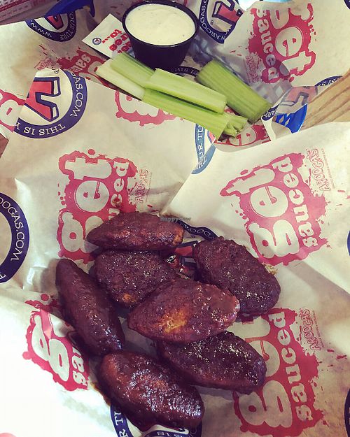 Faux BBQ Ranch Wings at Arooga's in Mechanicsburg