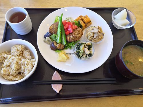 Daily lunch menu at Restaurant Bios in Tokushima