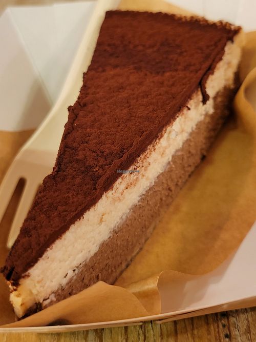 Tiramisu at Edgy Veggy in Sofia