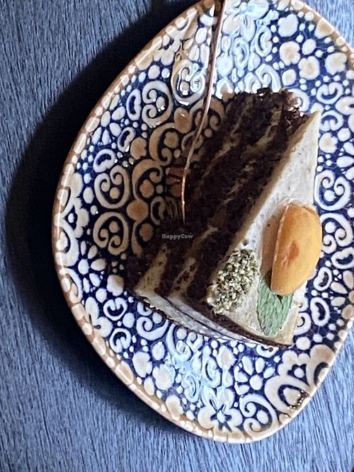 Great vegan cake   at Edgy Veggy in Sofia