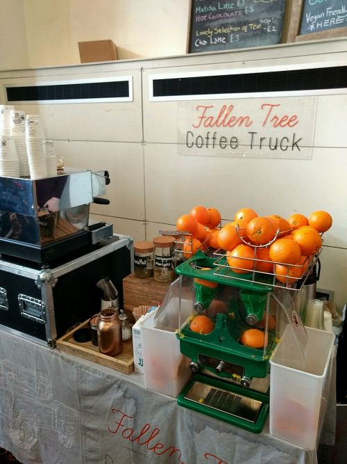 love vegan festival at Fallen Tree Coffee Truck in Stirling