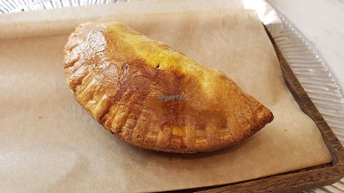 Potato chickpea curry empanada at L'Artisane Creative Bakery in Coral Gables