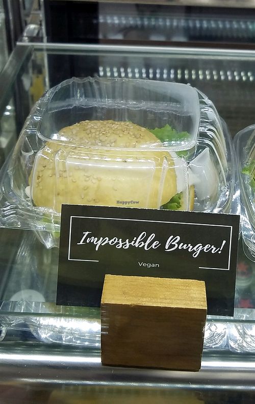 The Impossible Burger  at L'Artisane Creative Bakery in Coral Gables