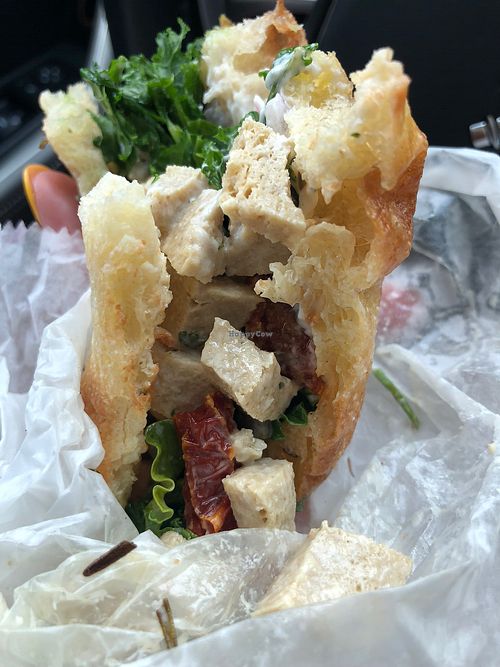 Chicken sandwich  at L'Artisane Creative Bakery in Coral Gables