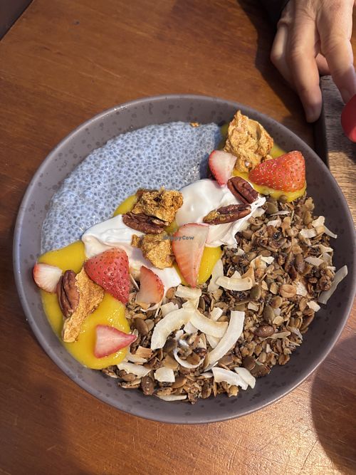 Chia seed pudding   at Ginger Brown Cafe in Hobart