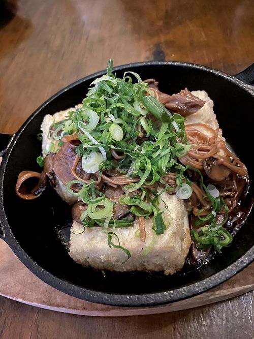 Tofu steak (three tofu blocks)  at O'Uchi in Sydney