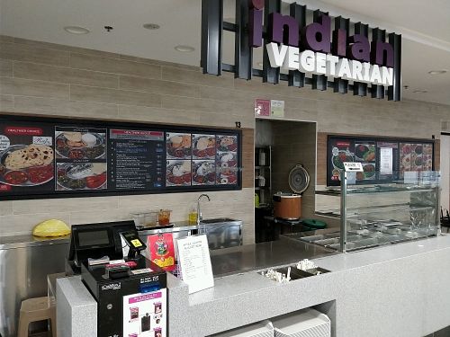 stall front at Raj Restaurant - Changi Business Park in East Singapore